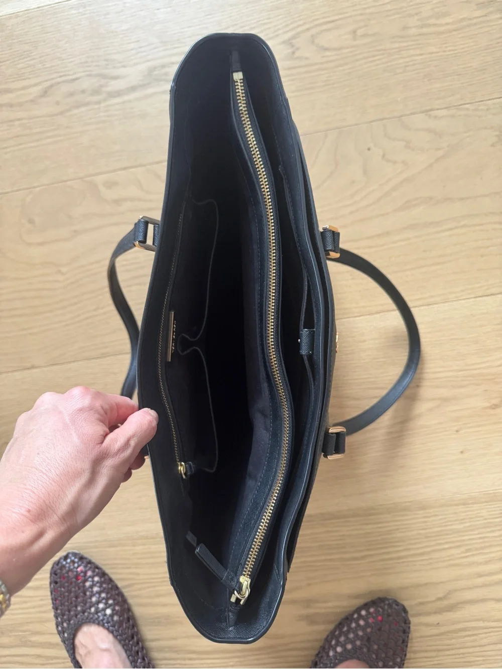 Tory Burch Black Tote/Computer Bag